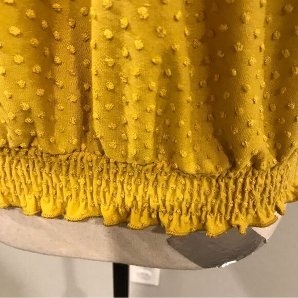 Anthropology W5 sleeveless mustard color high neck top - Picture 9 of 11